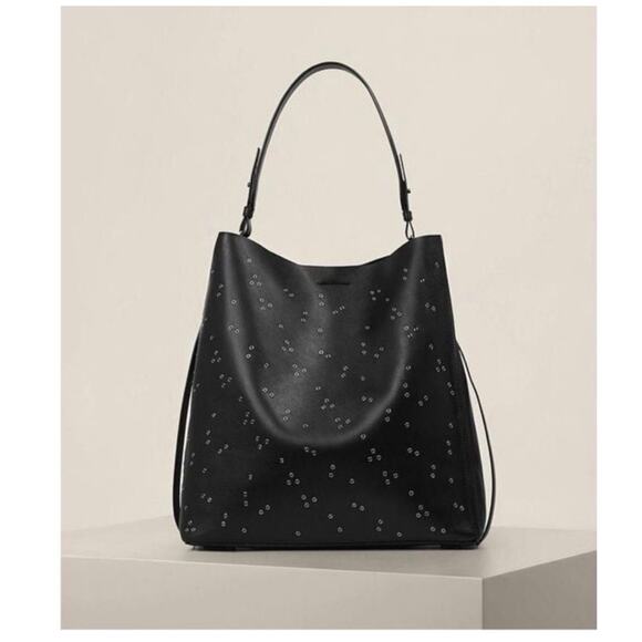 Betsey johnson rainbow sequin pink leather kitsch pocketbook satchel bag purse - Picture 2 of 16